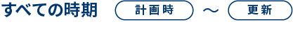 すべての時期 計画時 〜 更新